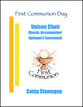 First Communion Day  Unison choral sheet music cover